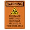 Signmission OSHA Warning Sign, 24" Height, Rigid Plastic, Biohazard, Portrait, WS-P-1824-V-13614 OS-WS-P-1824-V-13614 - alternate 1